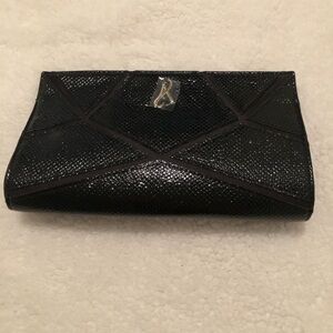NWT- Elegant Black Clutch Bag